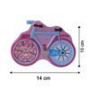 Bicycle Shape Piggy Bank – Colourful Kids’ Saving Toy with Lock