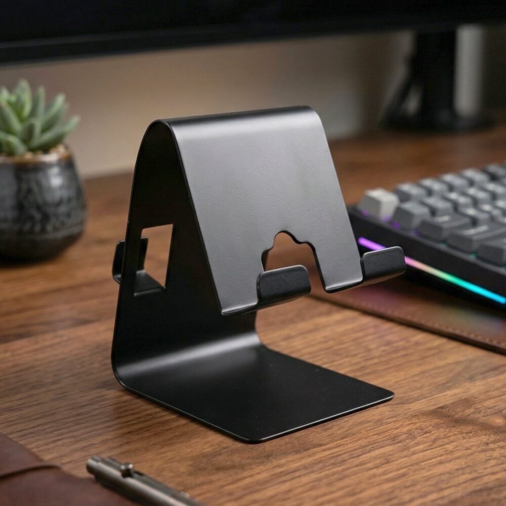 Mobile-stend-4.jpg Foldable Metal Mobile & Tablet Stand – Sturdy and Portable Design