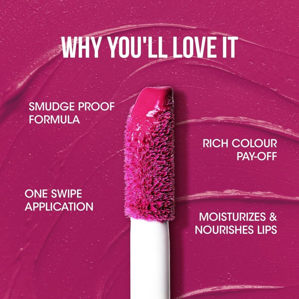 Liquid Lipstick – Petal Pink Moisture Lock Matte Finish