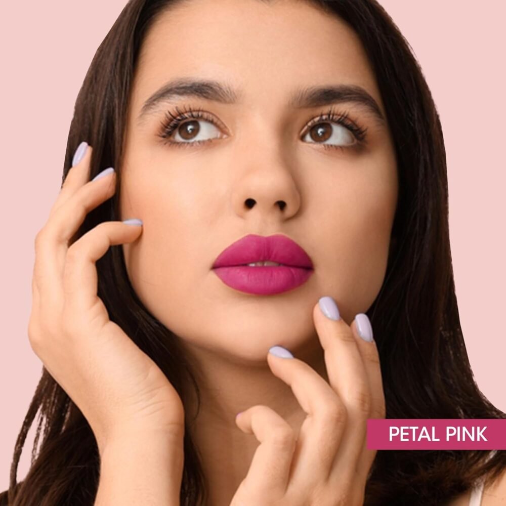 Liquid Lipstick – Petal Pink Moisture Lock Matte Finish