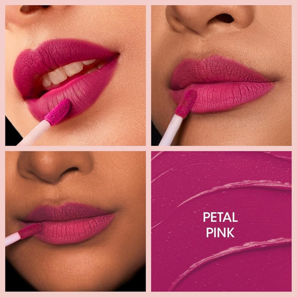 Liquid Lipstick – Petal Pink Moisture Lock Matte Finish