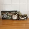 Motorcycle Alarm Clock – Stylish Analog Table Clock for Home Decor