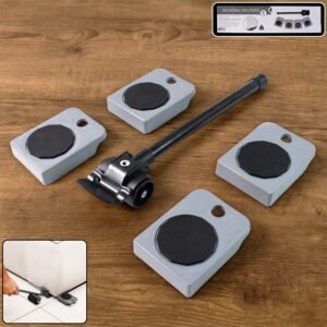 MovingSlides-WOSKU-01.jpg Furniture Lifter Tool Set – Heavy Duty 5 Pc Moving Kit for Easy Relocation
