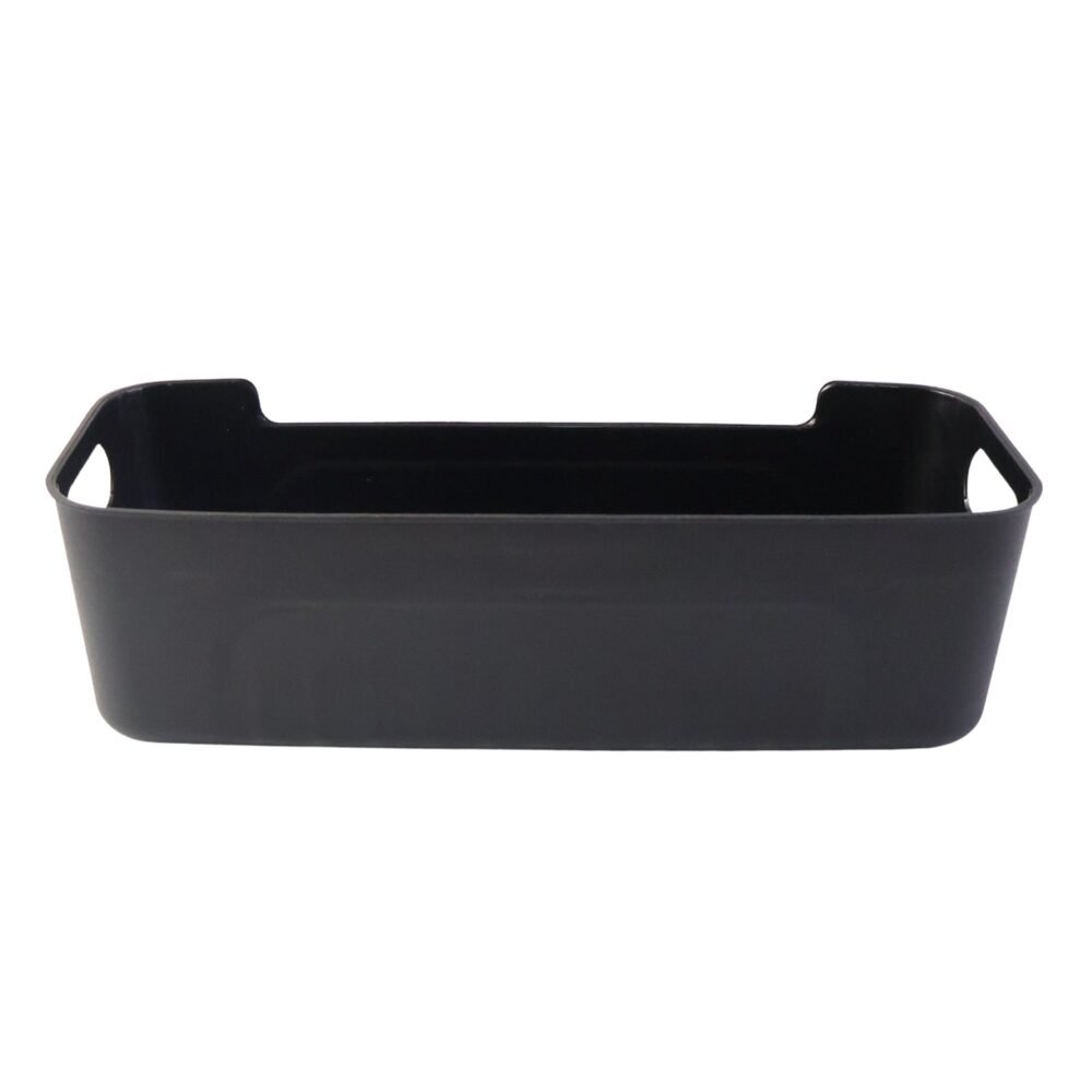 Multi-useBox-04_a2b7ded6-46c2-47df-81bf-e3e2d29b9699.jpg Black Plastic Storage Basket Tray – 4-Piece Stackable Organizer