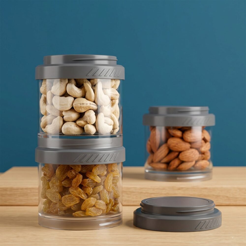 Stackable Storage Container Set – Space Saving & Modular Design