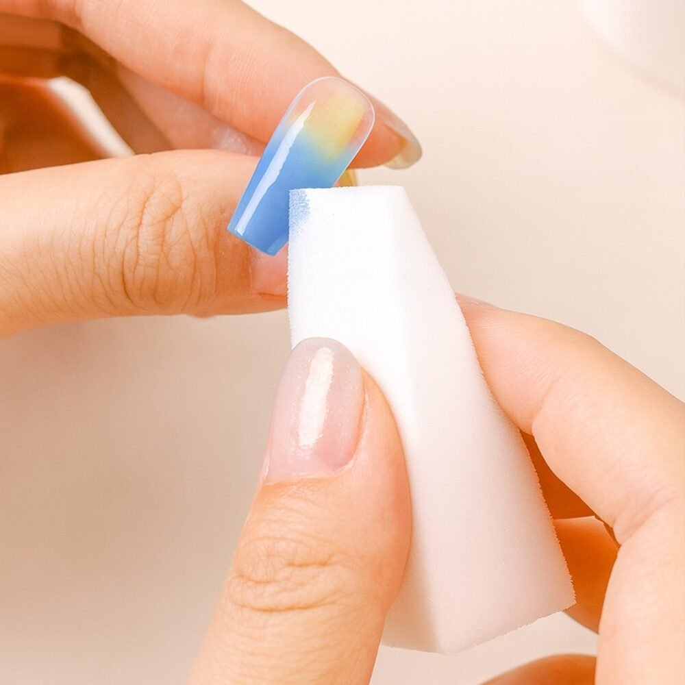 Nail-art-sponge-02.jpg Nail Buffer Blocks – 10 Pcs Professional Nail Polishing Sponge Set