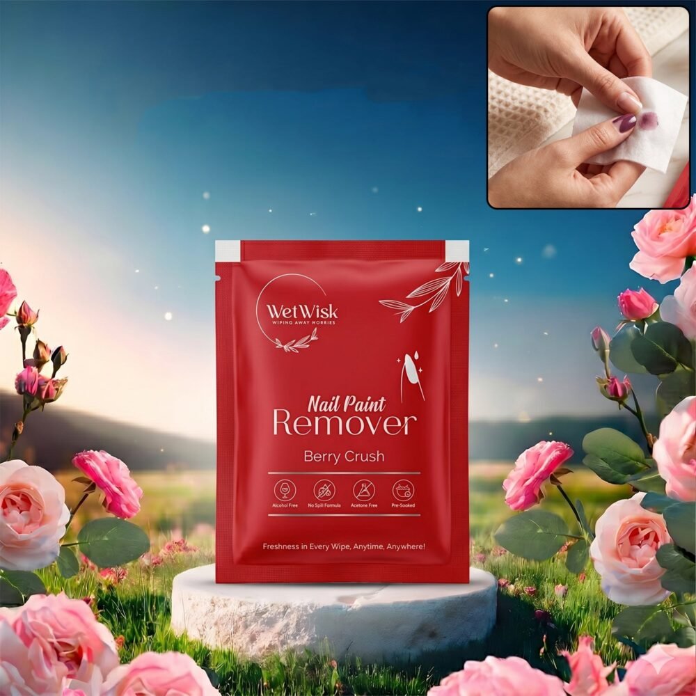 NailPaintRemover-01.jpg Wetwisk Nail Paint Remover Wet Wipes – Acetone-Free & Gentle