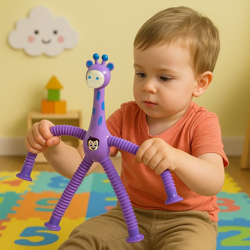 Giraffe Shape Magic Spring Toy – Flexible & Bendable Fun
