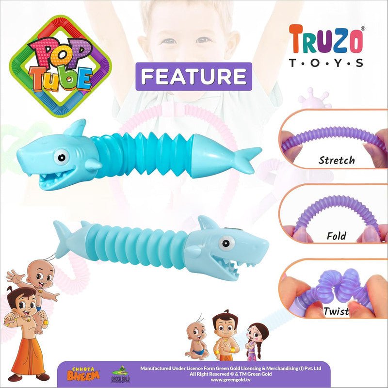 Shark Shape Magic Spring Toy – Fun Stretchable Fidget for Kids