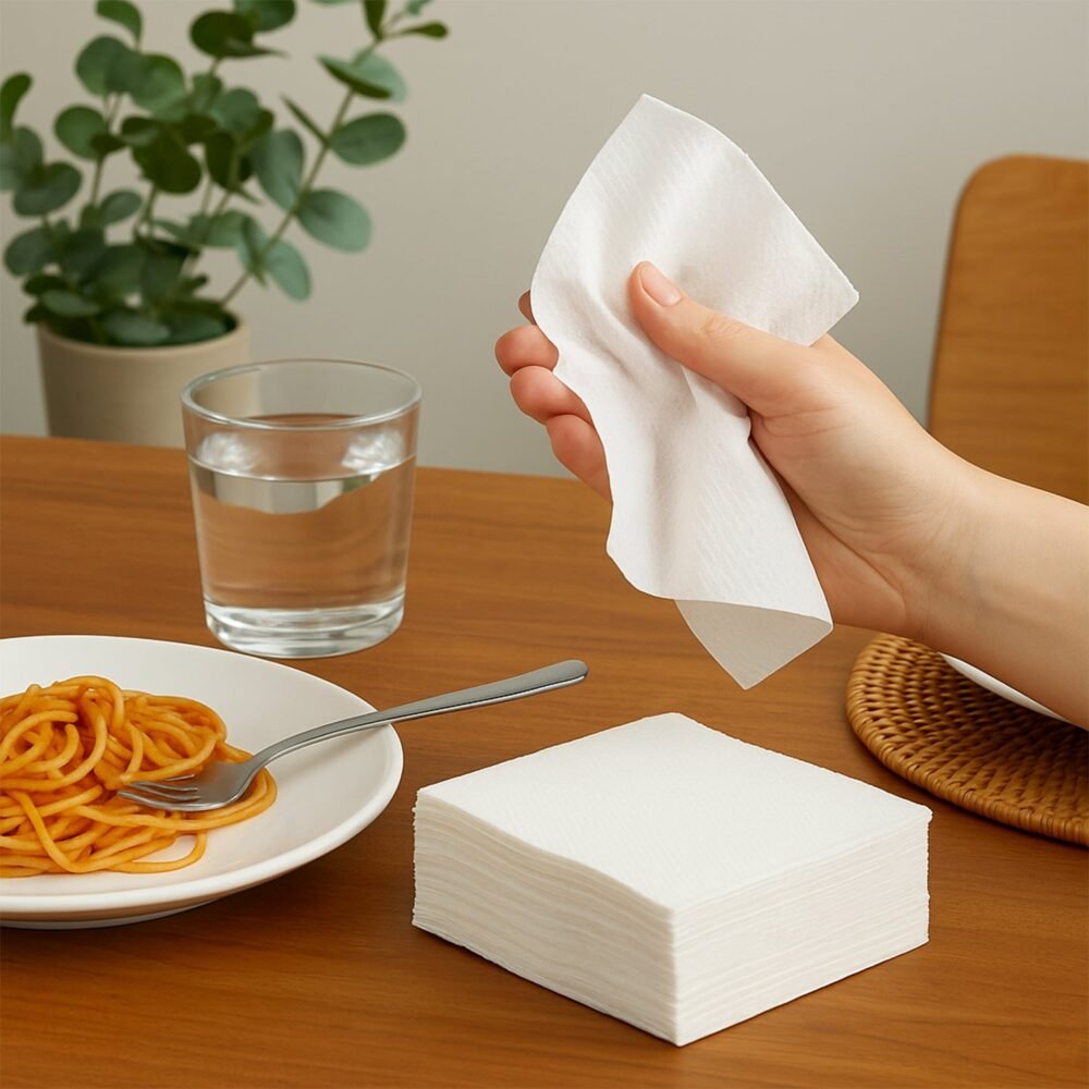 Disposable Tissue Napkins – Soft & Highly Absorbent 50 Pcs Set