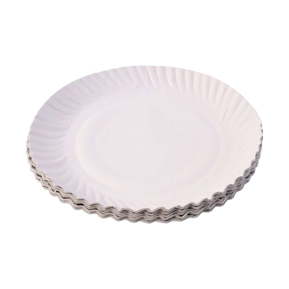 Compostable Paper Plates – 7 Inch Sturdy Eco-Friendly Pack of 25