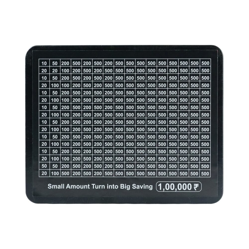 Money Saving Challenge Board – Reusable 15 × 19 cm with Pen