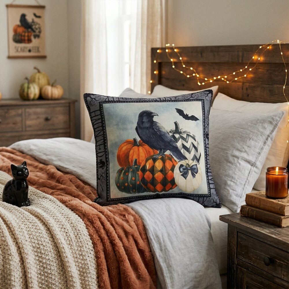 Decorative Cushion Cover – Stylish Zipper Closure for Home Decor