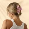 PinkHairClutcher-03.jpg Hair Claw Clip – Secure & Stylish Hair Accessory for Women
