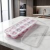 PinkIceCubeTrays-03.jpg Plastic Ice Cube Tray – Durable with Lid for Easy Freezing