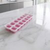 PinkIceCubeTrays-06.jpg Plastic Ice Cube Tray – Durable with Lid for Easy Freezing