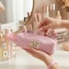 PinkMakeupPouch-02.jpg Multipurpose Zipper Pouch Organizer – Compact & Durable Travel Bag