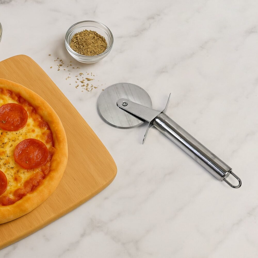 Pizza-Cutter-03_4bbb95ec-4d64-4612-a9ac-5e0167c550b4.jpg Stainless Steel Pizza Cutter – Sharp Rotary Blade & Ergonomic Handle