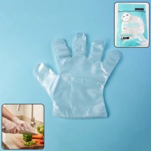 PlasticGloves-WOSKU-01.jpg Disposable Clear Gloves – Pack of 50 for Food & Cleaning