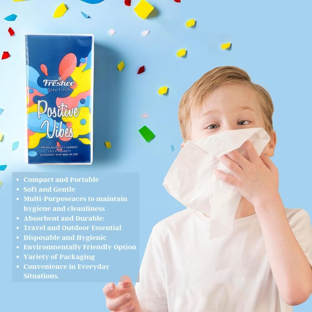 Pocket Tissue Pack – Ultra-Soft, Travel-Friendly 6-Pack