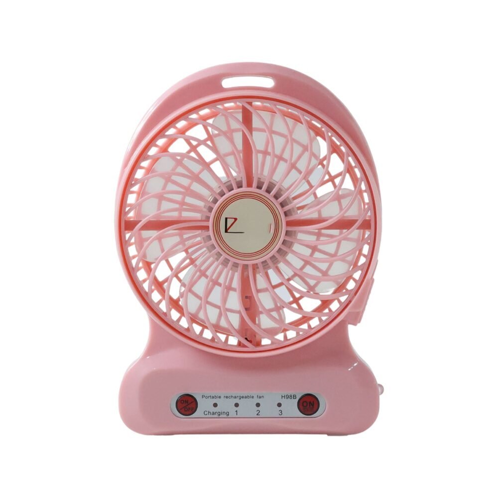 PortableFan-04.jpg Portable USB Rechargeable Desk Fan – Compact Cooling with Speed Control