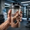 500 ml Plastic Gym Shaker Bottle – Leakproof with Mixing Ball