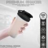 500 ml Plastic Gym Shaker Bottle – Leakproof with Mixing Ball