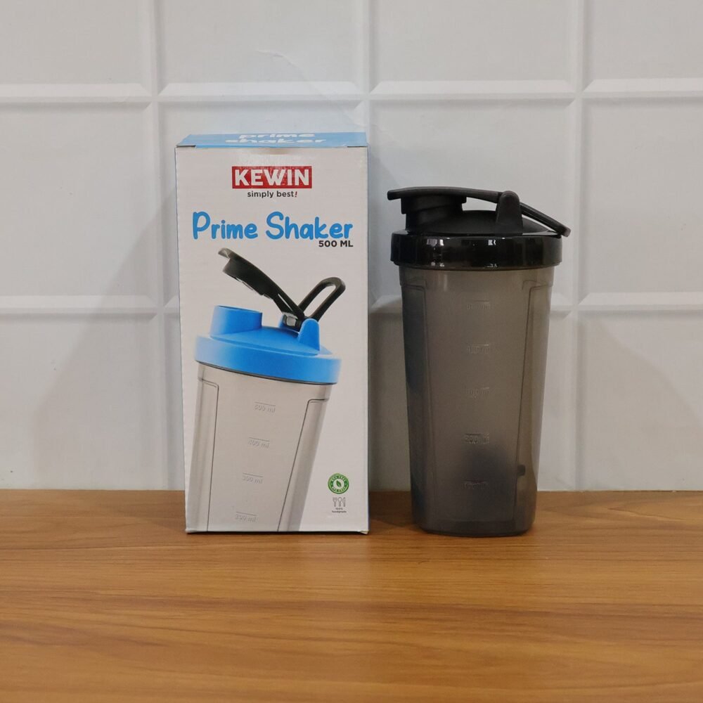 500 ml Plastic Gym Shaker Bottle – Leakproof with Mixing Ball