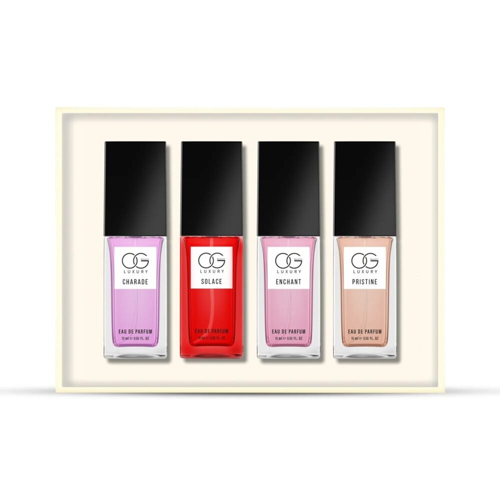 Pure Elegance Eau De Parfum Gift Set – 4 Premium Unisex Scents
