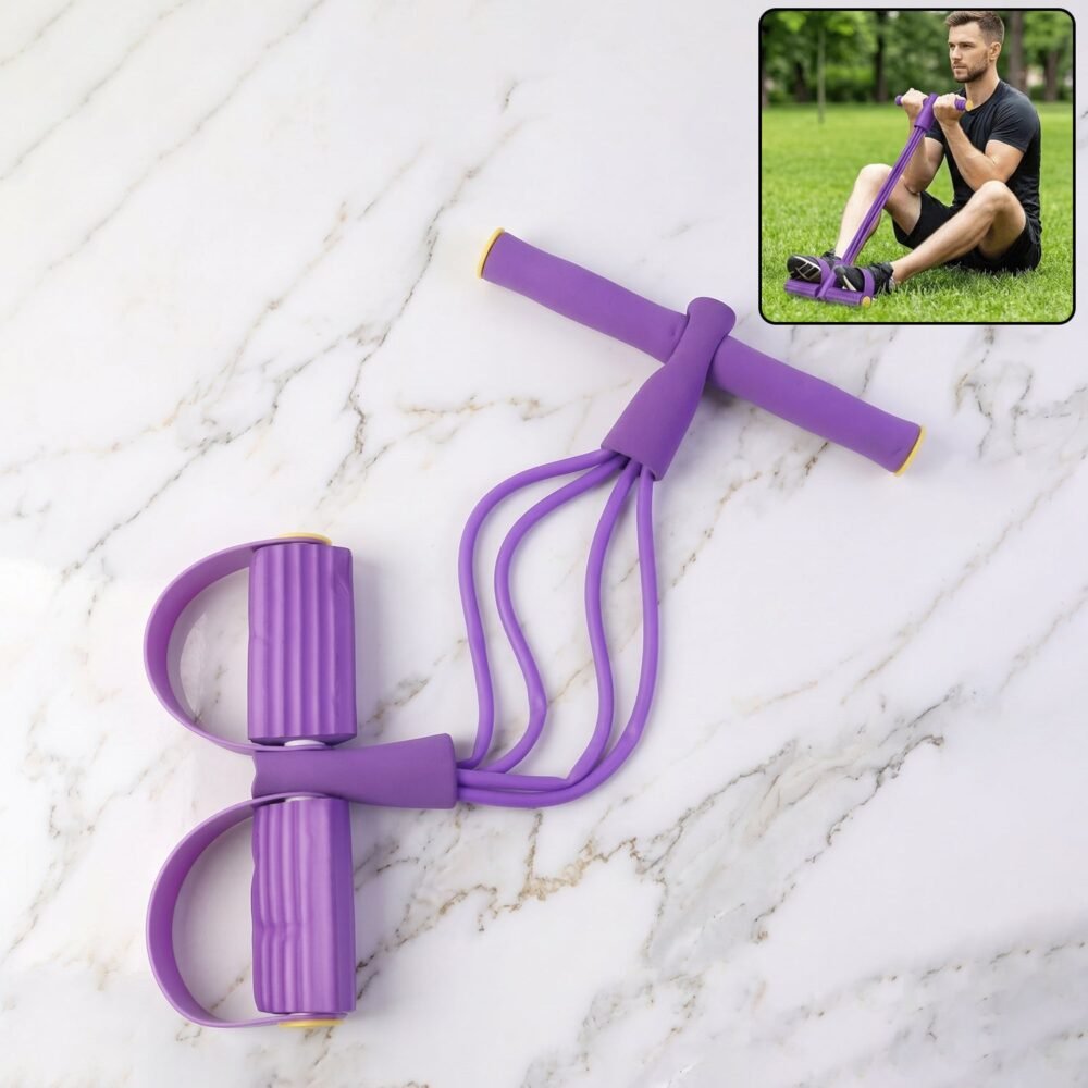 Purpleyogapedalpuller-01.jpg Pull Rope Resistance Exerciser – Full Body Workout & Portable