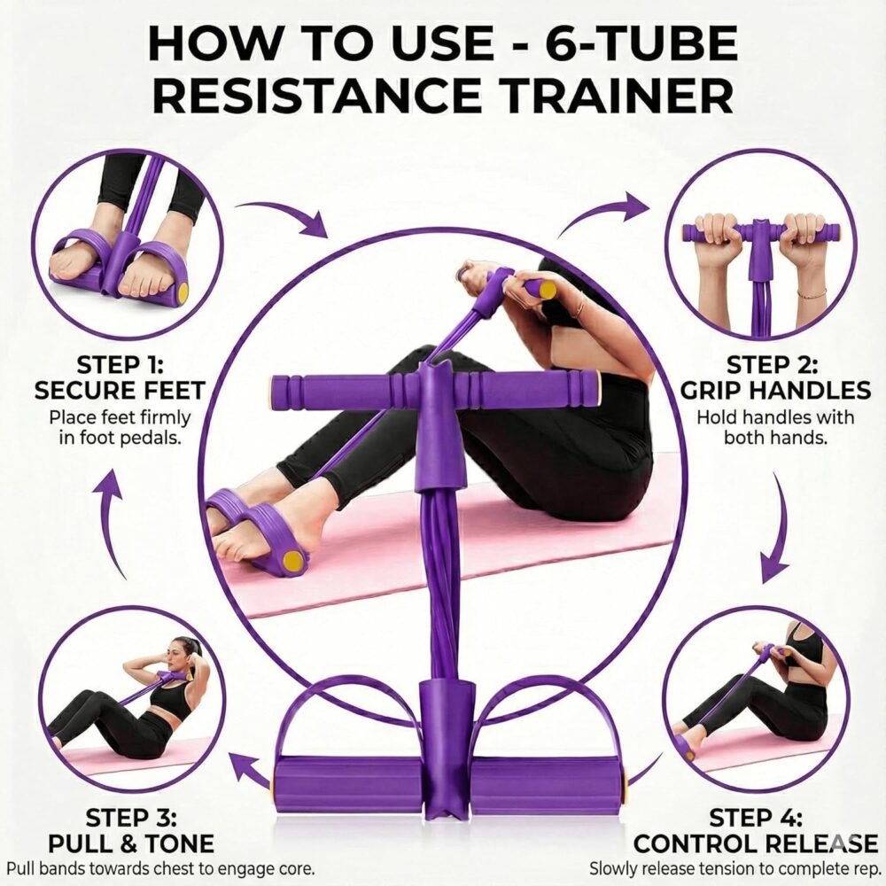 Purpleyogapedalpuller-05.jpg Pull Rope Resistance Exerciser – Full Body Workout & Portable