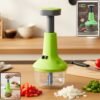 Push-Down Vegetable Chopper – 750 ml High Capacity Manual Cutter