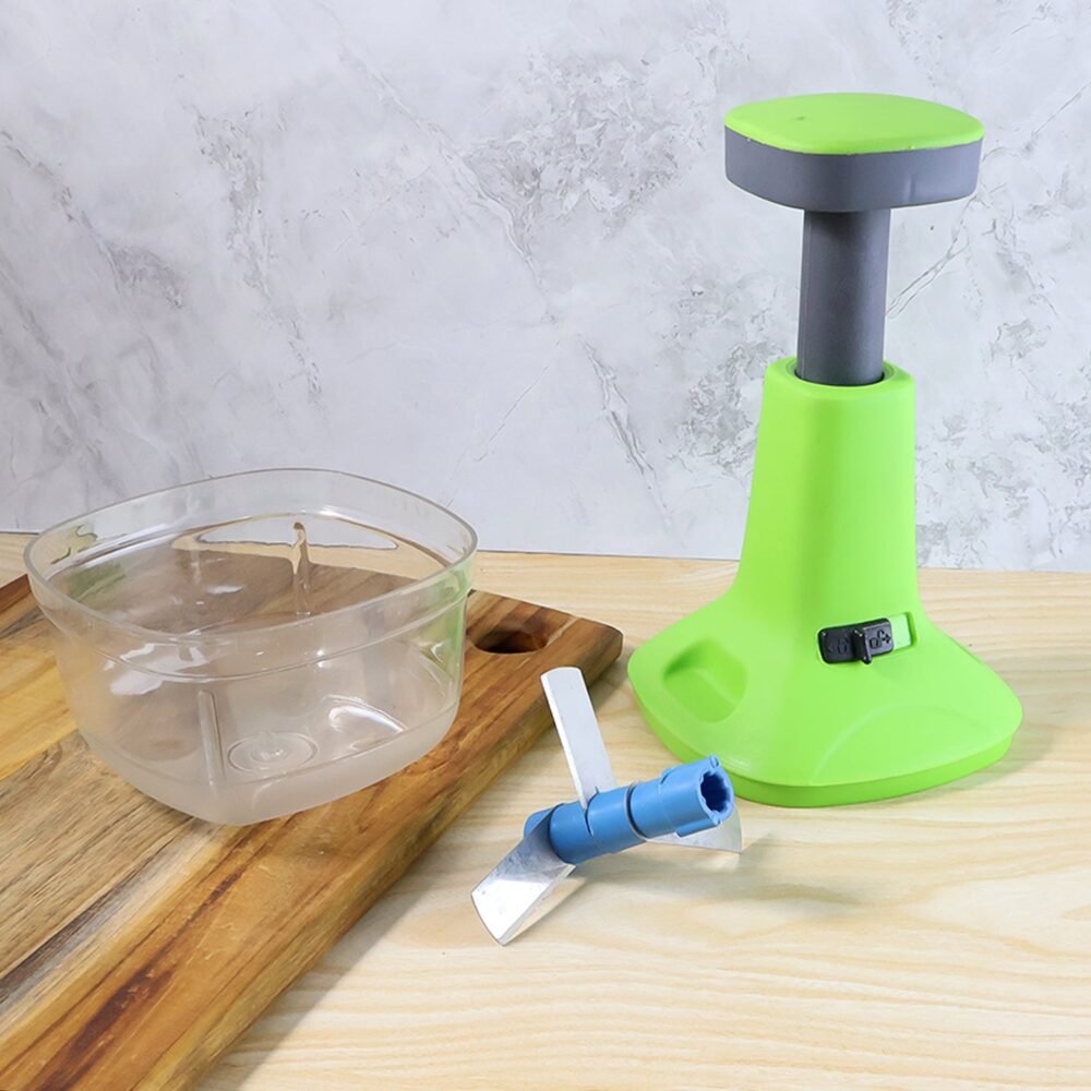 Push-Down Vegetable Chopper – 750 ml High Capacity Manual Cutter
