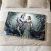 Radha Krishna Wall Frame – Elegant Spiritual Home Decor