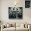 Radha Krishna Wall Frame – Elegant Spiritual Home Decor