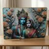 Radha Krishna Wall Frame – Divine Spiritual Decor for Home