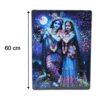 RadhaKrishnawallPainting03-size.jpg Radha Krishna Wall Frame – Divine Moonlight Artistic Decor