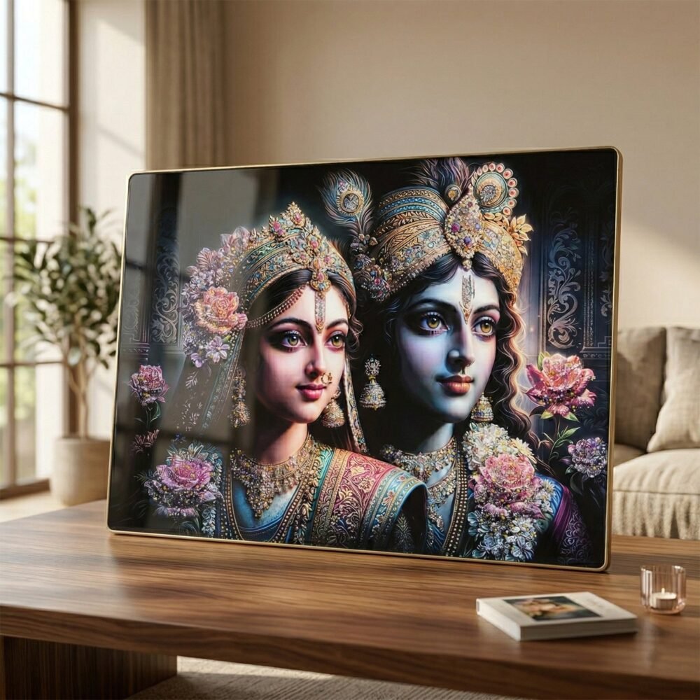 RadhaKrushnaPainting01-02.jpg Radha Krishna Wall Frame – Elegant Spiritual Home Decor