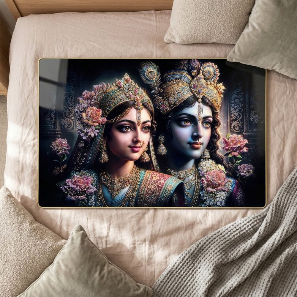 RadhaKrushnaPainting01-05.jpg Radha Krishna Wall Frame – Elegant Spiritual Home Decor