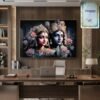 RadhaKrushnaPainting01-WOSKU-01.jpg Radha Krishna Wall Frame – Elegant Spiritual Home Decor