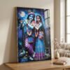 Radha Krishna Wall Frame – Large Artistic Decor for Devotees