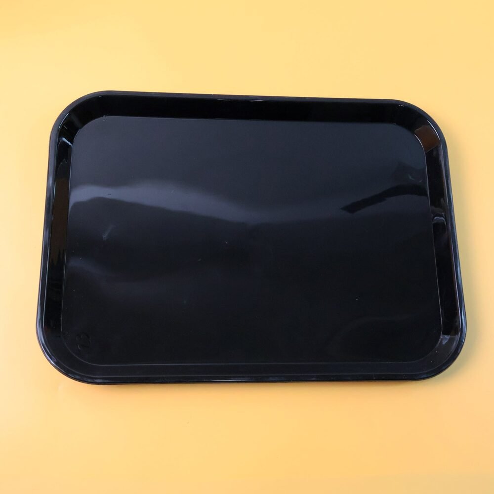 RectTray-03.jpg Plastic Serving Tray – 40x30 cm Durable & Break-Resistant Black