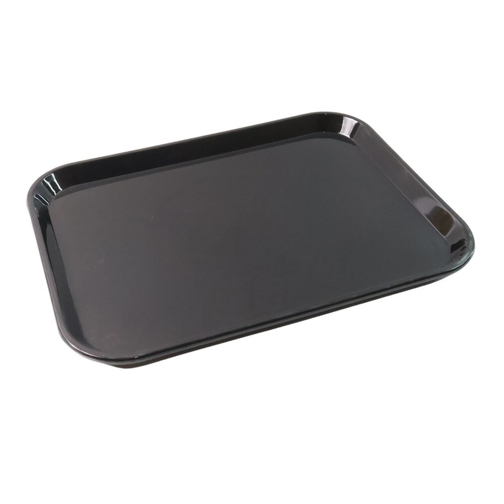 RectTray-04.jpg Plastic Serving Tray – 40x30 cm Durable & Break-Resistant Black