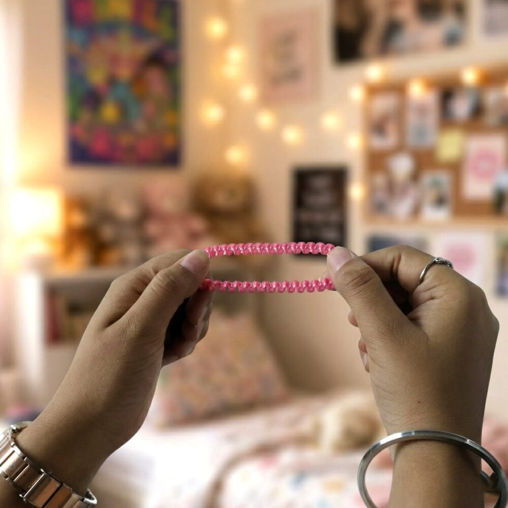 Telephone Wire Hair Band – Secure & Damage-Free Styling for Women
