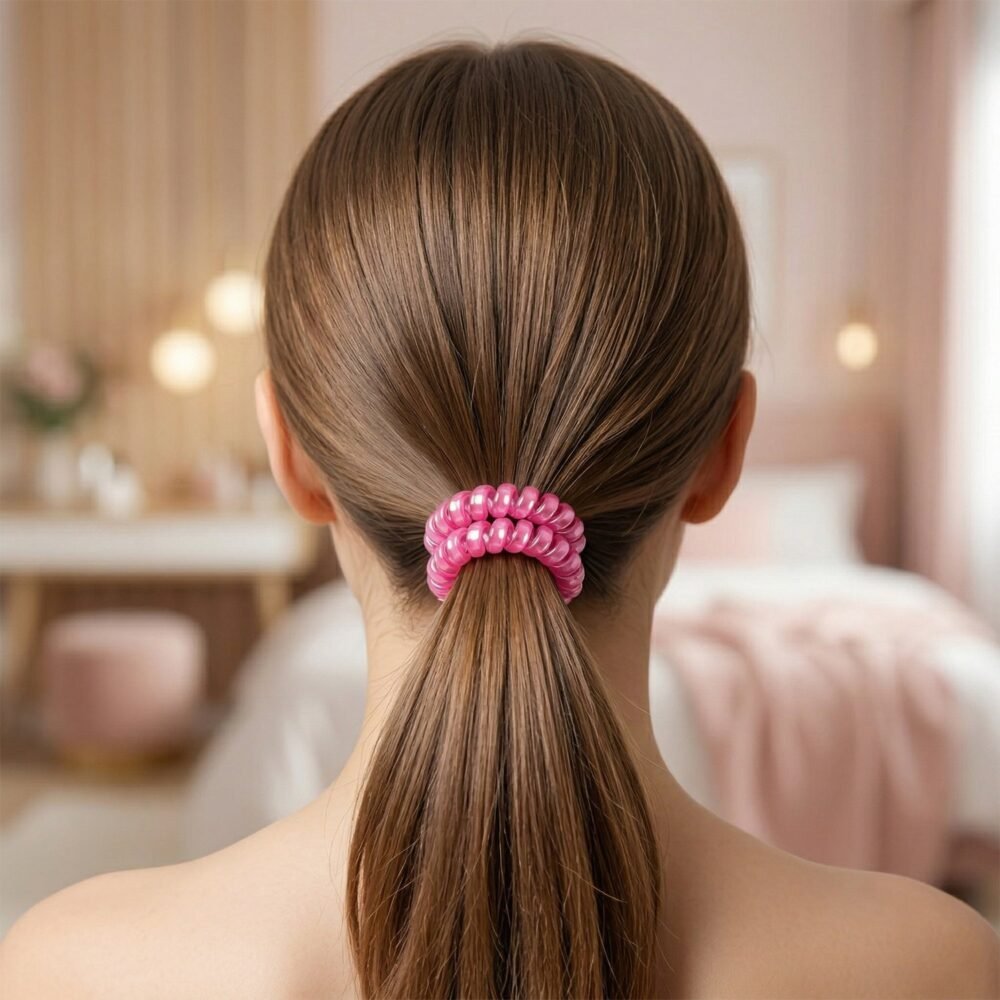 Telephone Wire Hair Band – Secure & Damage-Free Styling for Women
