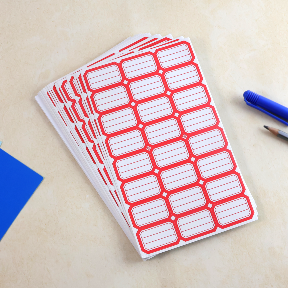 RedSticker-02.png Self-Adhesive Label Stickers – 50 Red & White Sheets for Easy Organization