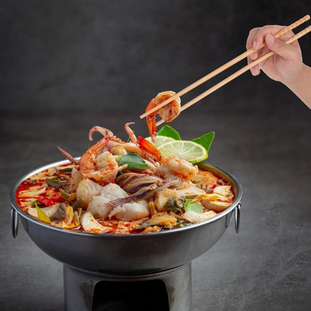 Bamboo Chopsticks Set – Premium Reusable 5 Pairs for Dining