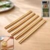 Bamboo Chopsticks Set – Premium Reusable 5 Pairs for Dining