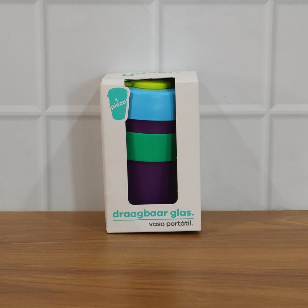 Reusable Colorful Travel Mug – Spill-resistant & Stylish 400 ML