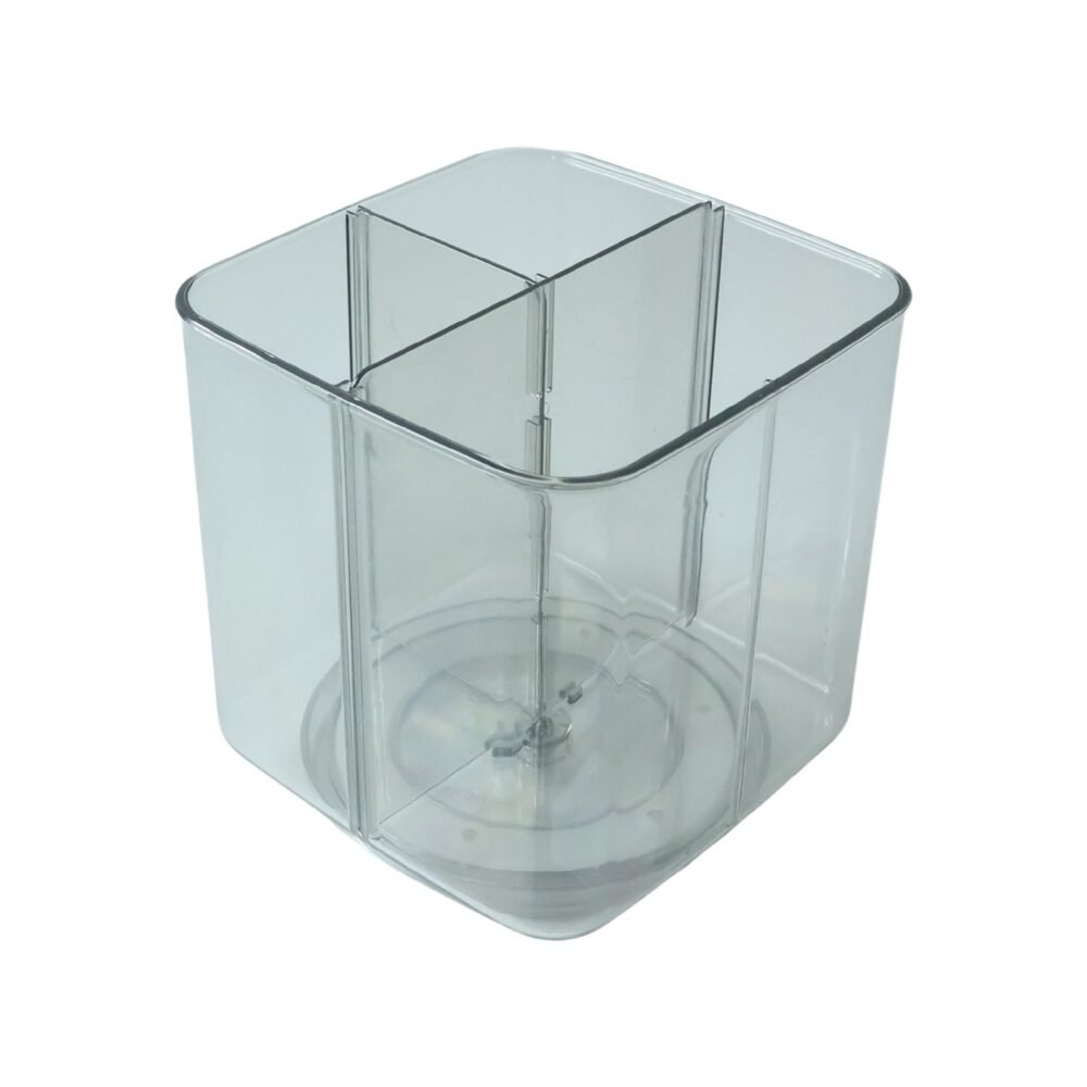 Desk Organizer – 360° Rotating Acrylic Pen Stand for Workspace